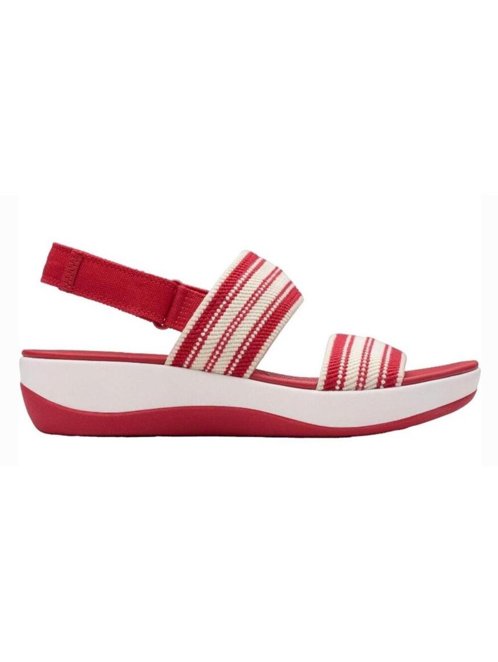 Womens Clarks CLOUD STEPPERS Arla Stroll Sandal, Cherry SIZE 12